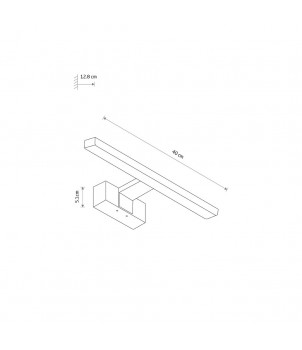 Aplica CEZANNE LED S 4000K 10676