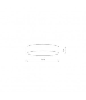 Plafoniera LID ROUND LED 35W 3000K 10408