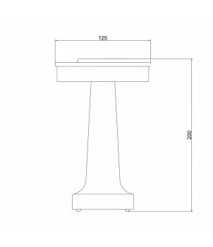 Veioza Exterioara SONNET ETLED-53C-SB