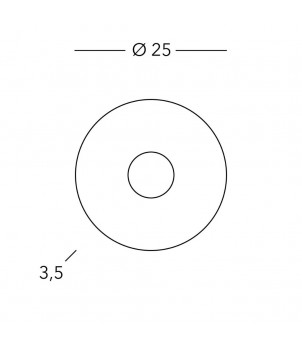 Plafoniera CIRCLE A1336.11.1.VinCu