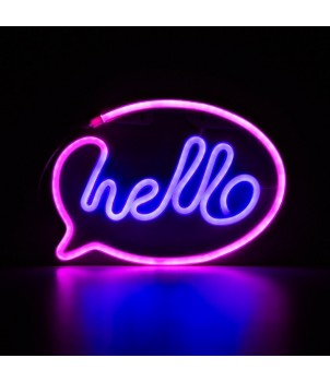 Aplica NEON HELLO FM-NL41
