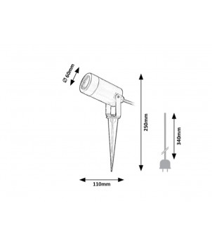 Spot Exterior KROBIA 7814