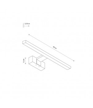 Aplica CEZANNE LED M 4000K 10684