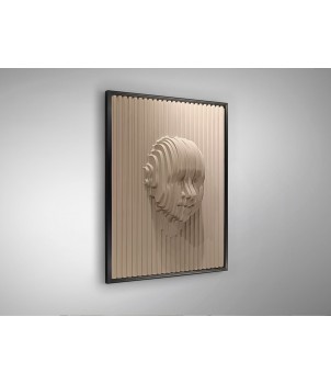 Tablou BEIGE FACE 302050 / BAS-RELIEF