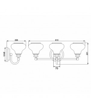 Aplica AINSLEY HK-AINSLEY3-BATH-BB