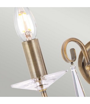 Aplica AEGEAN AG2-AGED-BRASS