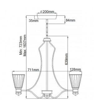 Candelabru QN-KAYVA13-PN