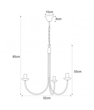 Candelabru HARIS K-4970