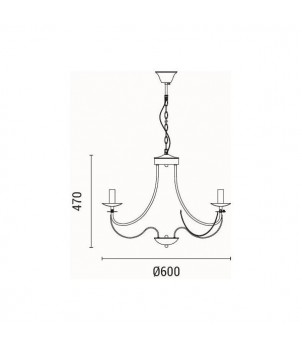 Candelabru VAULT 144-47012