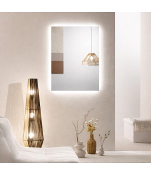 Oglinda Baie HALO MIRROR-LED6080-BK