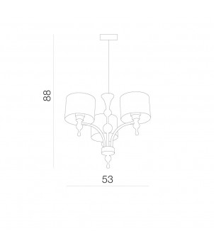 Candelabru IMPRESS 3 AZ2900