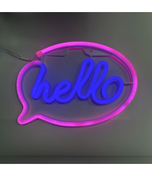Aplica NEON HELLO FM-NL41