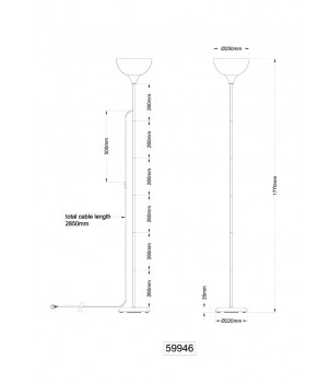 Lampadar WILBUR 59946