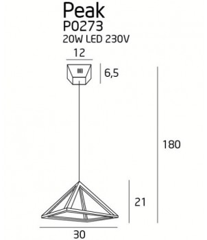 Lustra PEAK S P0273