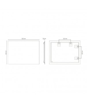 Oglinda Baie PURE MIRROR-6080