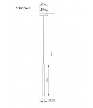 Lustra RYAN 15629W-1