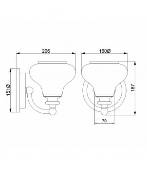 Aplica AINSLEY HK-AINSLEY1-BATH-BB