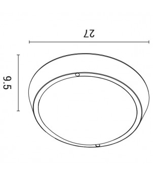 Plafoniera PLUS 145-20034