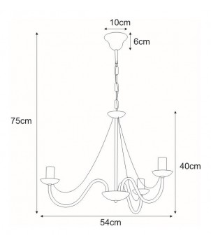 Candelabru BARTEZ K-3995