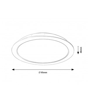 Plafoniera Incastrata SHAUN 3163