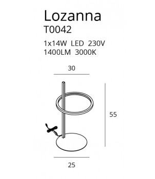 Veioza LOZANNA T0042