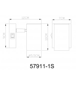 Aplica ROBBY 57911-1S
