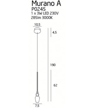 Lustra MURANO A P0245