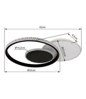 Plafoniera PERLIX 67197-18