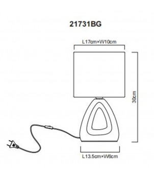 Veioza TRIANGLE 21731BG