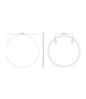 Oglinda Baie PURE MIRROR-100