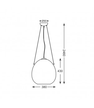 Lustra MOON P19066B-D38