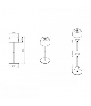 Veioza Exterioara POCO ETLED-658-BK