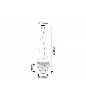 Candelabru ELOISA 72265